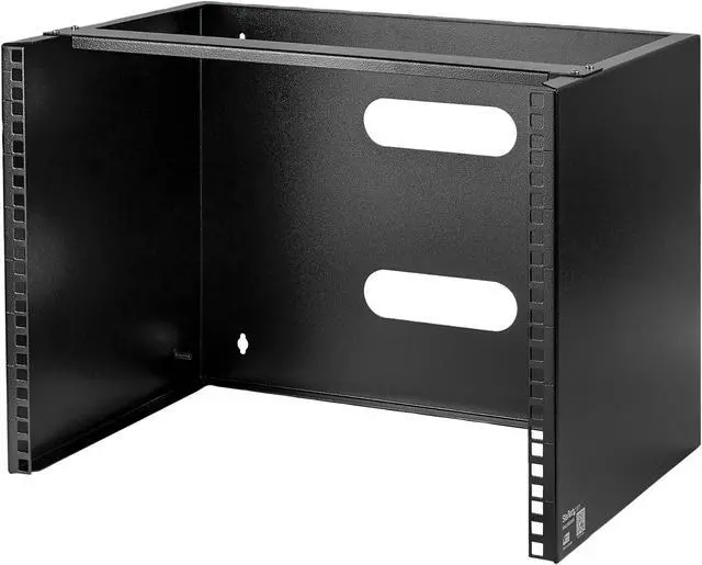Main image of StarTech.com WALLMOUNT8 8U Wall-Mount Bracket for Shallow Rack-Mount Equipment - Solid Steel - 8U