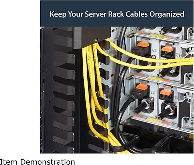 Alt view image 3 of 5 - StarTech.com CMVER40UF Vertical Cable Organizer with Finger Ducts - 0U - 6 ft.