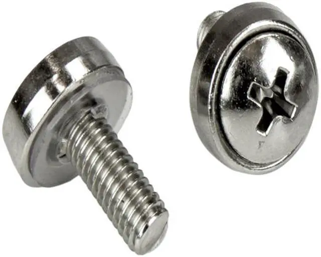 Alt view image 2 of 3 - StarTech CABSCRWM520 StarTech.com Rack Screws - 20 Pack - Installation Tool - 12 mm M5 Screws - M5 Nuts - Cabinet Mounting Screws and Cage Nuts