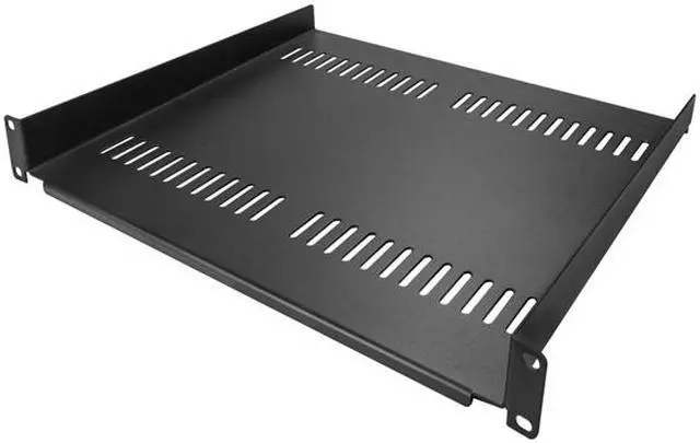 Alt view image 2 of 2 - StarTech.com Vented 1U Rack Shelf - 16in Deep - 1U Rack Mount Shelf