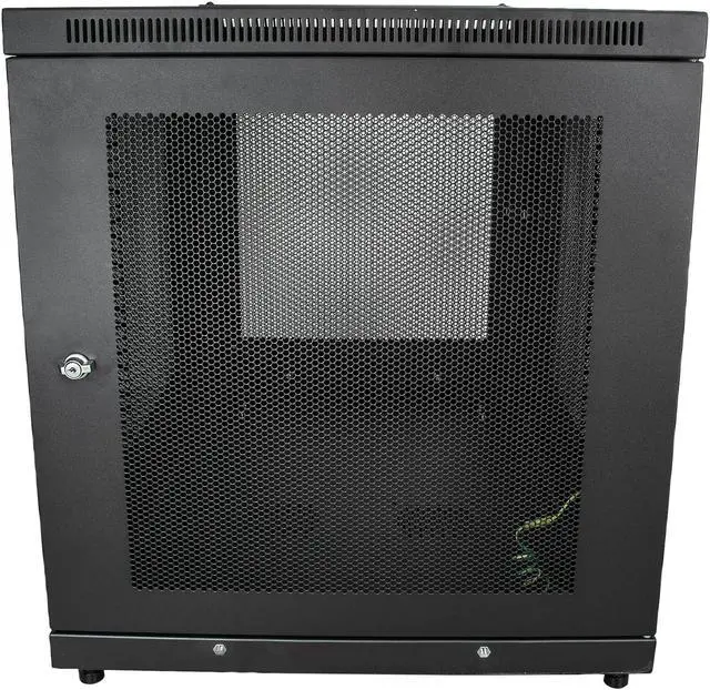 Alt view image 2 of 8 - StarTech RK1233BKM StarTech.com Server Rack Cabinet - 12U - 31 in Deep Enclosure - Network Cabinet - Rack Enclosure Server Cabinet - Data Cabinet