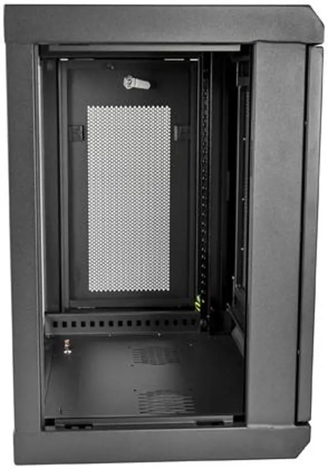 Alt view image 4 of 6 - StarTech.com RK9WALM Wall Mount Server Rack Cabinet - 9U Rack - 14.6" Deep - Network Rack - Server Cabinet - Wall Mount Rack