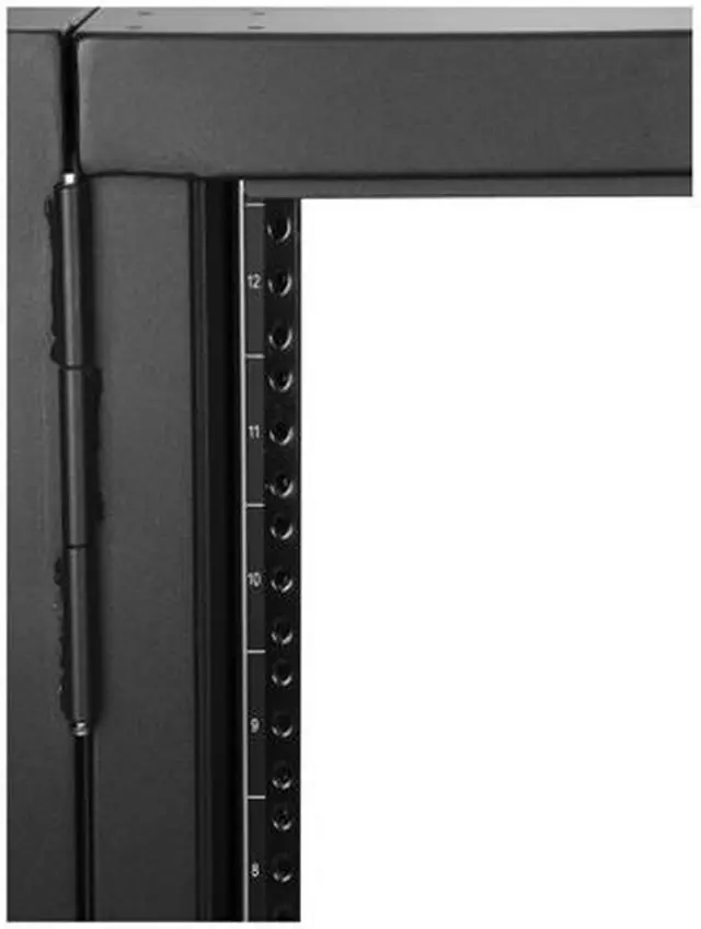 Alt view image 8 of 9 - StarTech RK12WALHM Wall Mount Server Rack Cabinet - 12U Rack - 17" Deep - Hinged Enclosure - Network Rack - Server Cabinet