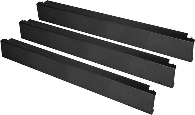 Alt view image 3 of 3 - StarTech.com Blanking Panel - 10 Pack - 1U - 19 in - Steel - Black - Blank Rack Panel - Filler Panel - Rack Mount Panel