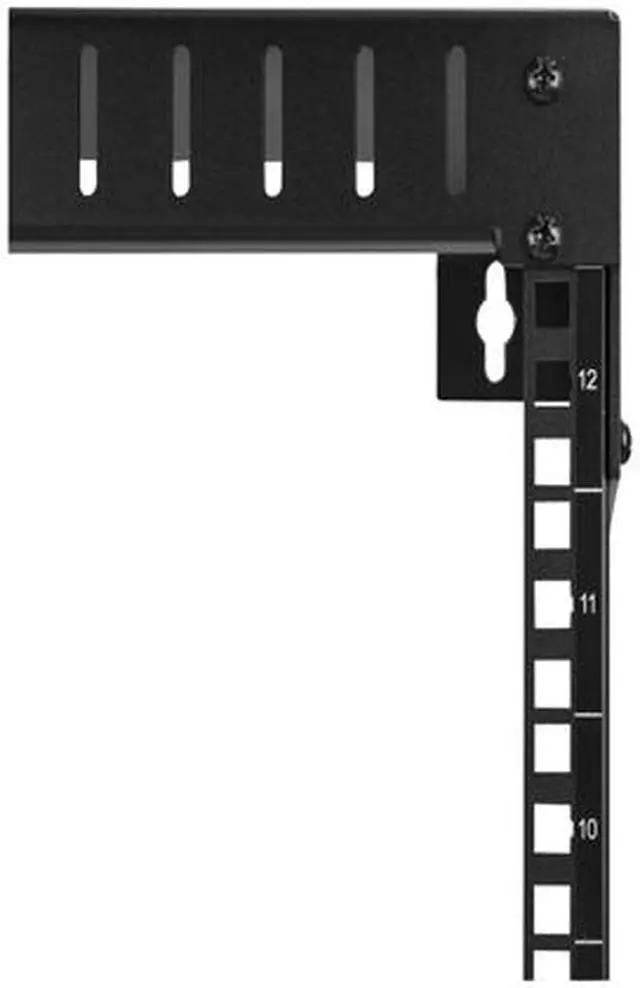 Alt view image 4 of 4 - StarTech RK12WALLO Wall Mount Server Rack - 12U Rack - 12 in Deep - Open Frame - Network Rack - Wall Mount Rack - Equipment Rack - 2 Post Rack