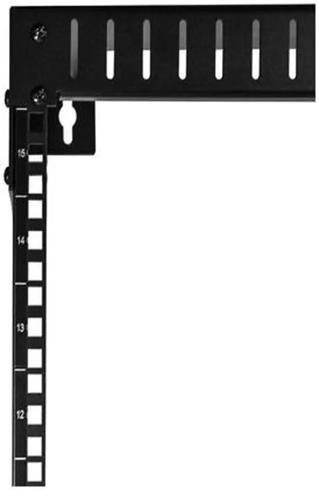 Alt view image 4 of 4 - StarTech RK15WALLO Wall Mount Server Rack - 15U Rack - 12 in Deep - Open Frame - Network Rack - Wall Mount Rack - Equipment Rack - 2 Post Rack