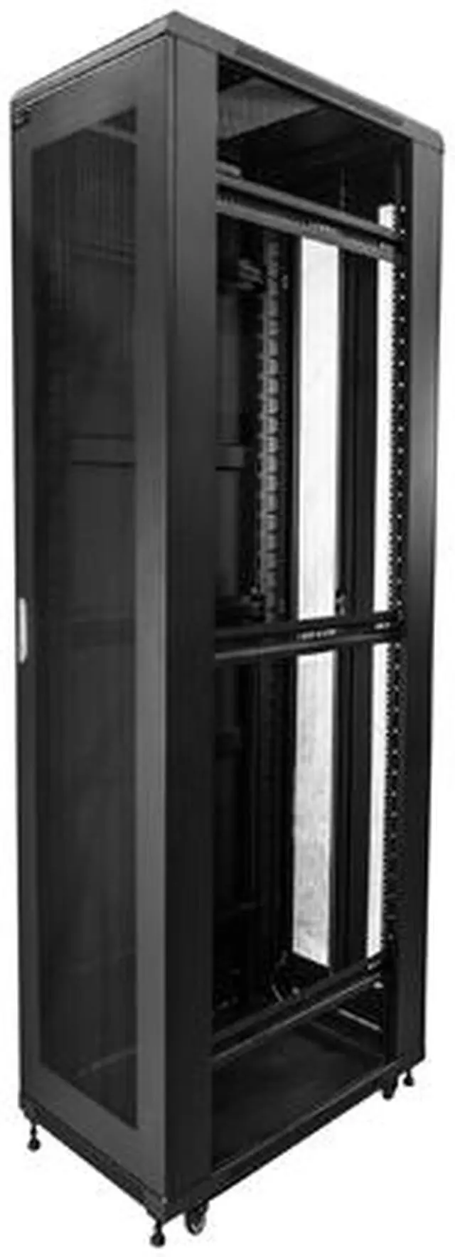 Alt view image 2 of 4 - StarTech.com RK4236BKB 42U Server Rack Cabinet - 36 in Deep - Network Rack - Server Cabinet - Computer Rack - Server Enclosure - Equipment Rack