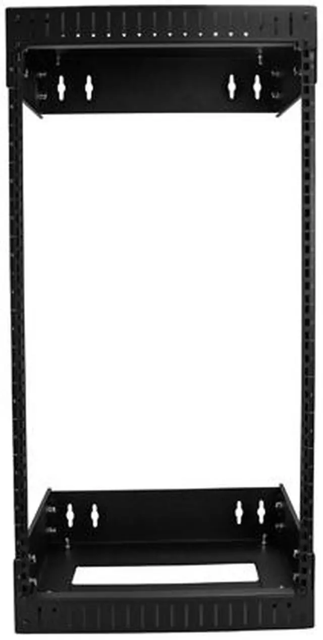 Alt view image 2 of 3 - StarTech.com RK15WALLOA Wall Mount Server Rack - 15U Rack - 12- 20 in Adjustable Depth - Open Frame - Network Rack - Computer Rack - Equipment Rack