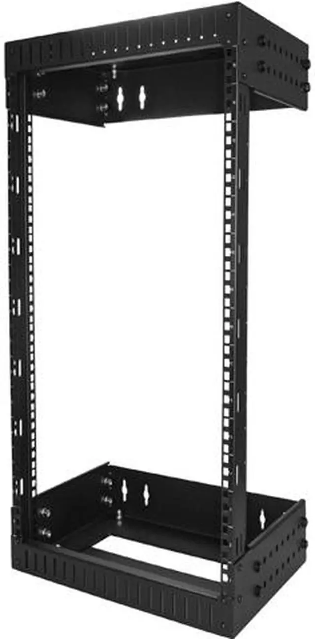Main image of StarTech.com RK15WALLOA Wall Mount Server Rack - 15U Rack - 12- 20 in Adjustable Depth - Open Frame - Network Rack - Computer Rack - Equipment Rack