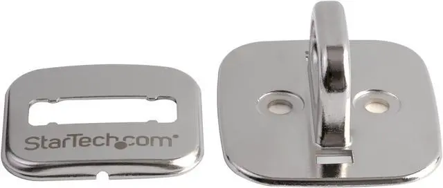 Alt view image 2 of 5 - StarTech.com LTANCHOR Laptop Cable Lock Anchor - Steel - Computer Security Cable Anchor - Desk Mount Security Anchor Point - Screw-On Lock Anchor