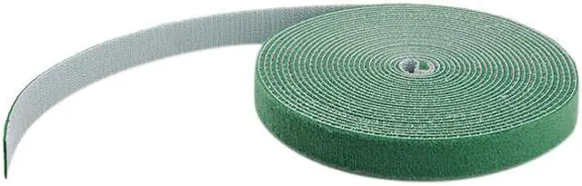Main image of StarTech.com HKLP100GN Hook and Loop Tape - 100 ft. - Reusable Adjustable Cable Ties - Green (HKLP100GN)