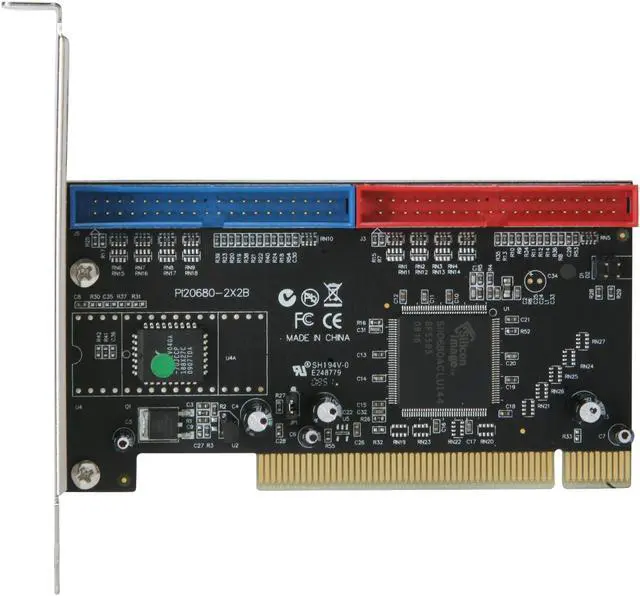 Alt view image 3 of 5 - Rosewill RC-200 PCI IDE (ATA) Silicon Image RAID (0/1/0+1/JBOD) Host Controller Card
