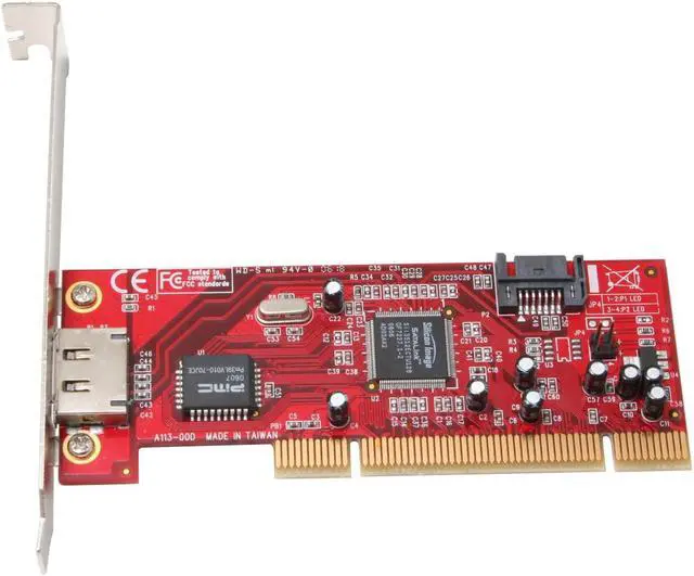 Alt view image 3 of 5 - Rosewill RC-210 Silicon Image Internal SATA / External eSATA Low Profile Ready PCI Controller Card