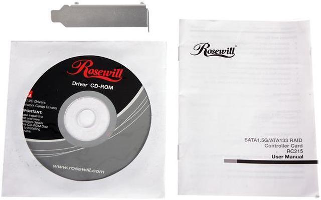 Alt view image 5 of 5 - Rosewill RC-215 VIA PCI SATA 1.5G x2 / ATA 133 (IDE) x1 Controller Card