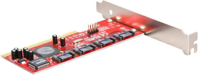 Alt view image 5 of 6 - Rosewill RC-217 SATA II 4 Port RAID 0/1/5/10 PCI RAID Card