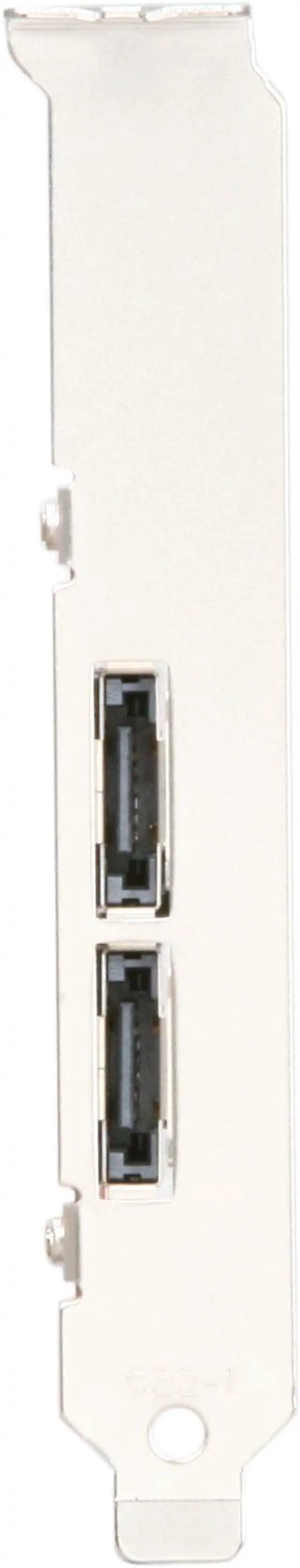 Alt view image 2 of 5 - Rosewill RC-219 - eSATA x 2 PCI Express NCQ Non-RAID Controller Card - Silicon Image, SATA II
