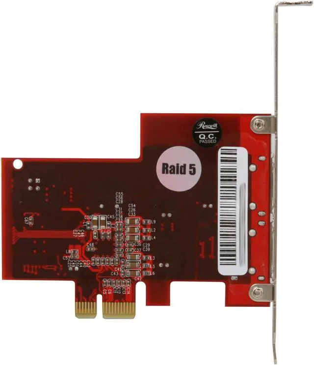 Alt view image 4 of 5 - Rosewill RC-223 PCI Express Low Profile Ready SATA Controller Card