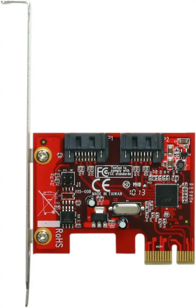 Alt view image 3 of 6 - Rosewill RC-227 PCI-Express 2.0 SATA III (6.0Gb/s) Controller Card