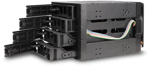 Alt view image 6 of 11 - Rosewill Hard Drive Enclosure - 3 x 5.25" to 4 x 3.5" Hot-Swap Enclosure - SATA I/II/III/ & SAS HDD  - RSV-SATA-Cage-34