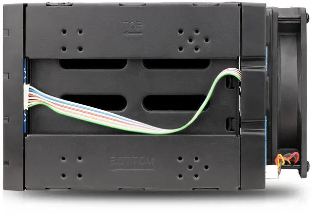 Alt view image 9 of 11 - Rosewill Hard Drive Enclosure - 3 x 5.25" to 4 x 3.5" Hot-Swap Enclosure - SATA I/II/III/ & SAS HDD  - RSV-SATA-Cage-34