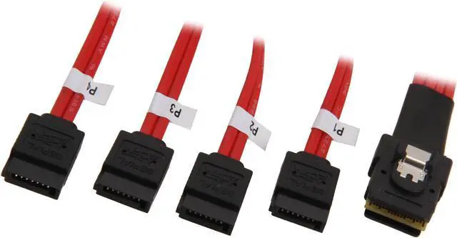 Main image of Rosewill RASA-13003 - 3.3-Foot (1 Meter) Multi-Lane Internal (SFF-8087) Serial ATA Breakout Cable