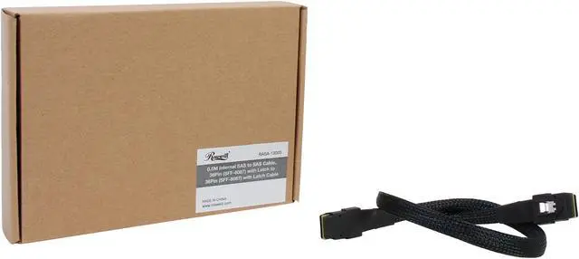 Alt view image 3 of 3 - Rosewill RASA-13005 - 1.6-Foot (0.5 Meter) SFF-8087 to SFF-8087 Internal Multi-Lane SAS Cable