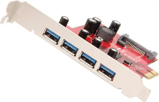 Main image of Rosewill RC-229U4 - PCI-Express 2.0 x1 Controller Card with Four USB 3.0 Ports