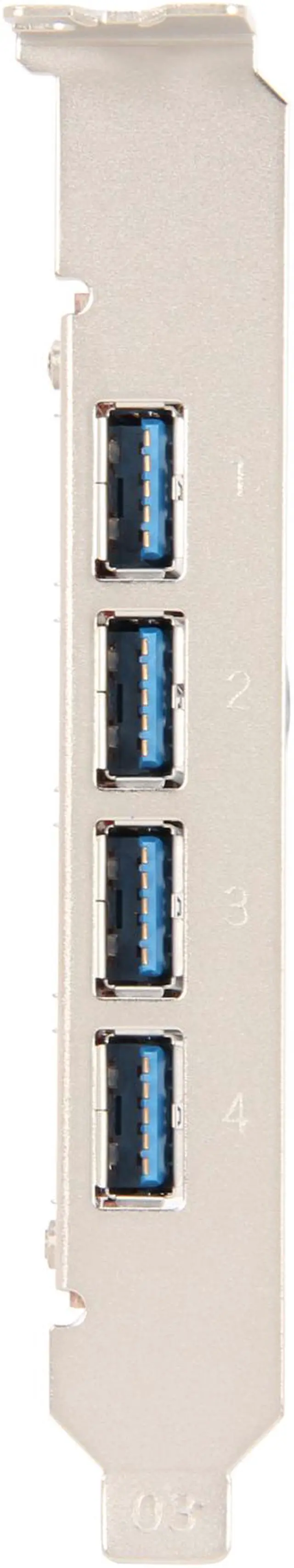 Alt view image 2 of 5 - Rosewill RC-229U4 - PCI-Express 2.0 x1 Controller Card with Four USB 3.0 Ports
