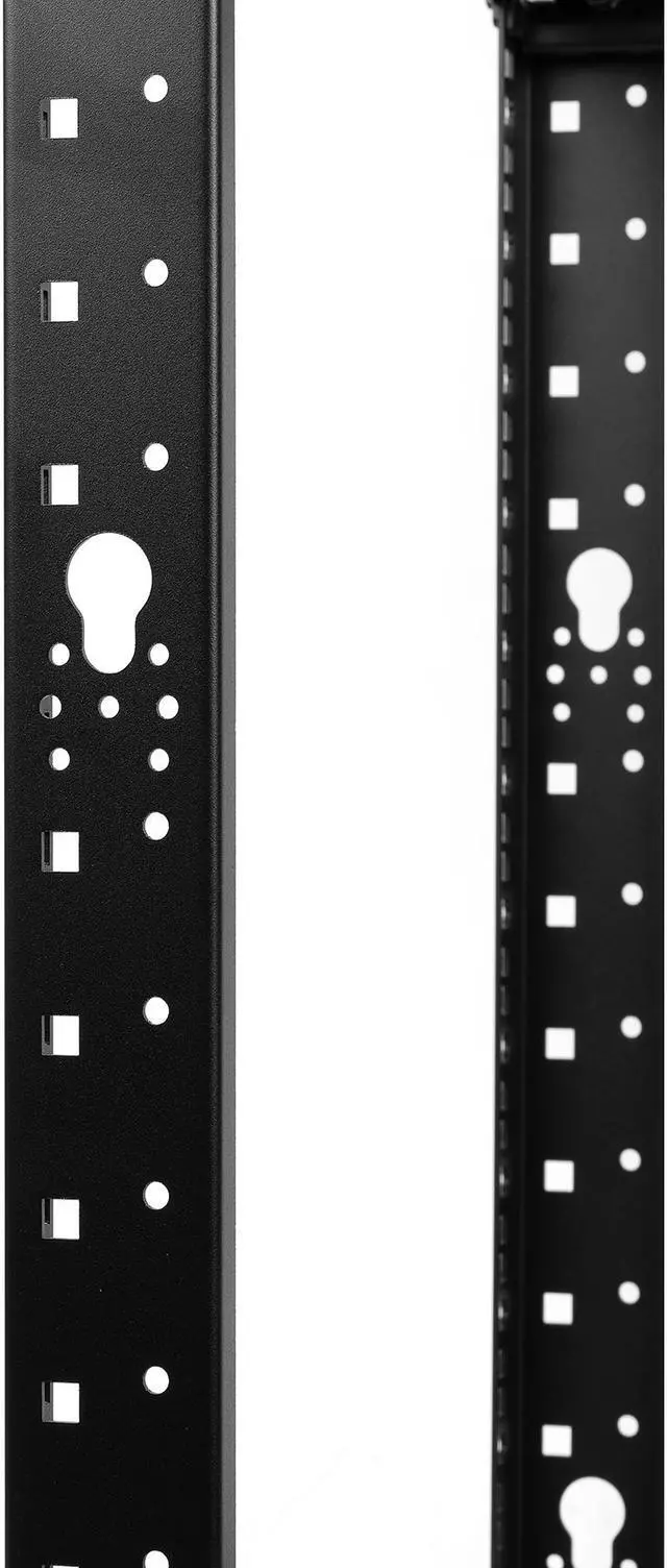 Alt view image 11 of 13 - Rosewill 12U Open Frame Server Rack, 4-Post Network Server Rack, Adjustable Depth Frame Rack, Heavy Load Rack for Computer/Data/AV/IT Equipment/Network Equipment-RSR-4P12U001