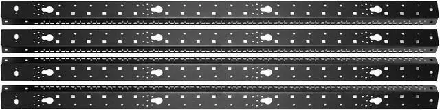 Alt view image 13 of 20 - Rosewill 25U Open Frame Server Rack, 4-Post Network Server Rack, Adjustable Depth Frame Rack, Heavy Load Rack for Computer/Data/AV/IT Equipment/Network Equipment-RSR-4P25U001