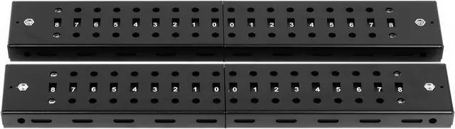 Alt view image 11 of 20 - Rosewill 25U Open Frame Server Rack, 4-Post Network Server Rack, Adjustable Depth Frame Rack, Heavy Load Rack for Computer/Data/AV/IT Equipment/Network Equipment-RSR-4P25U001