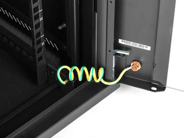 Alt view image 10 of 16 - Rosewill 6U Server Rack Enclosure with Glass Door, Locks, & Removable Side Panels Wall Mount Network Cabinet 19 Inch Rack 17.7 Inches Deep Fully Assemble-RSWM-6U001
