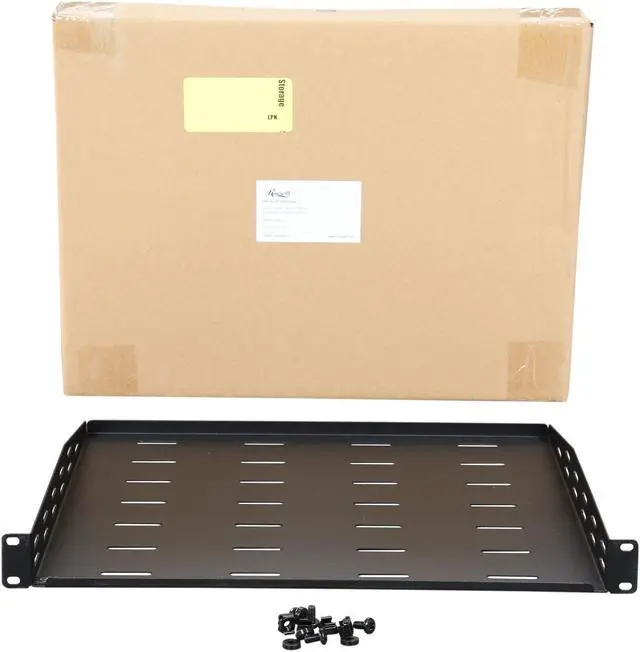 Alt view image 5 of 5 - Rosewill RSA-1USHF002 1U 14 Inch-depth Cantilever Shelf