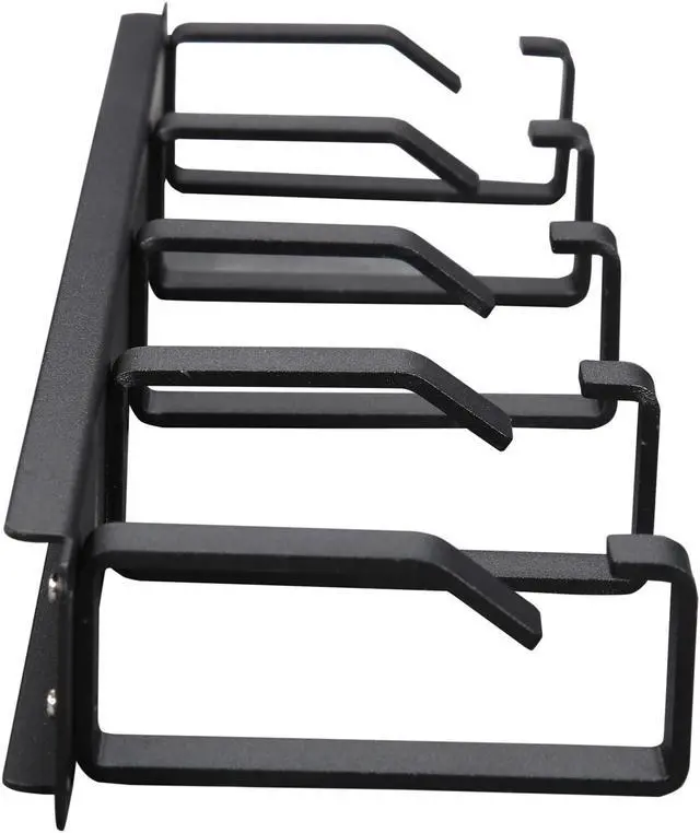 Alt view image 2 of 4 - Rosewill 1U Cable Manager with 5 Metal Rings RSA-1UCA002