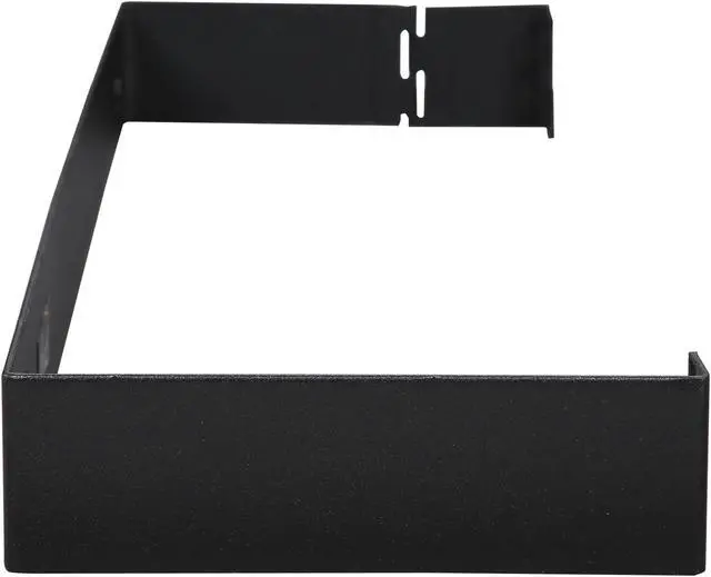Alt view image 3 of 4 - Rosewill 1U 19-inch Wall Mount Bracket for Patch Panel with Hinge Design RSA-1UBRA001