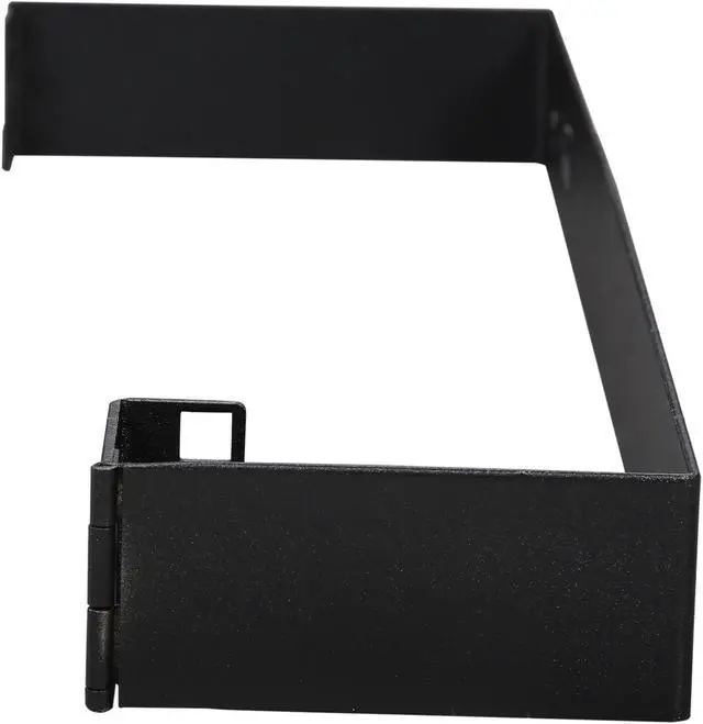 Alt view image 4 of 4 - Rosewill 1U 19-inch Wall Mount Bracket for Patch Panel with Hinge Design RSA-1UBRA001