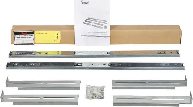 Alt view image 4 of 4 - Rosewill Sliding Chassis Rail Kit - 26" Inches  3-Section For Server Chassis (Adjustable 26" to 51" Depth) Server Case / Rackmount Case - RSV-R28LX