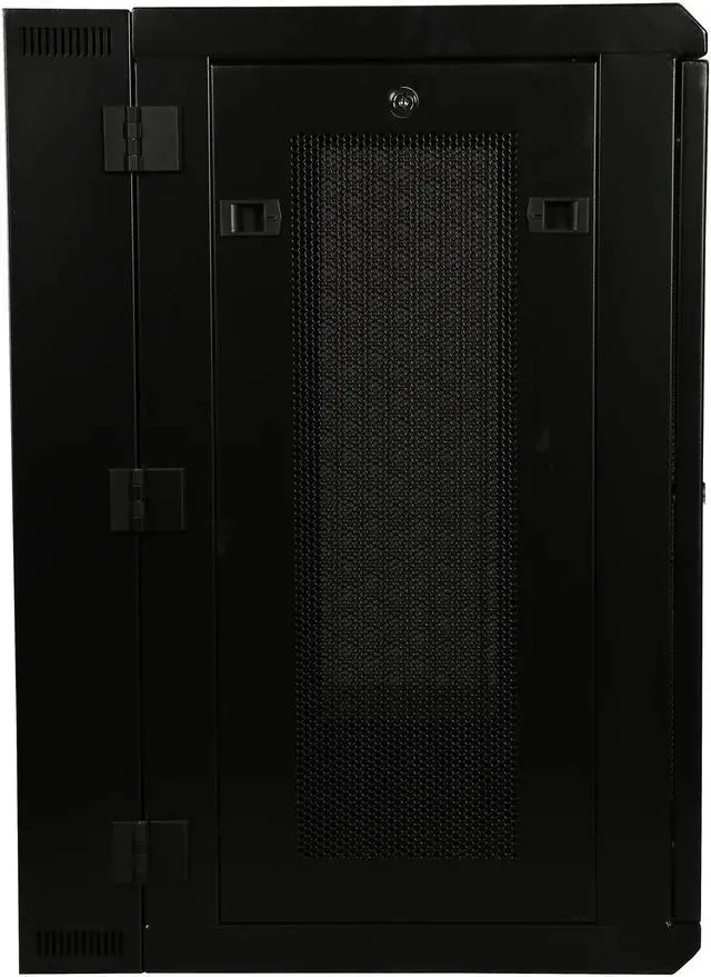 Alt view image 3 of 8 - Rosewill RSWM-15U001 15U Wall Mount Rack Enclosure Server Cabinet, Hinged, 20.5" Deep, Switch-Depth