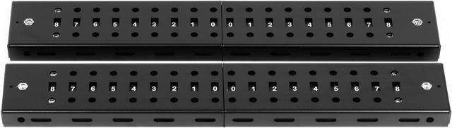 Alt view image 11 of 20 - Rosewill 42U Open Frame Server Rack, 4-Post Network Server Rack, Adjustable Depth Frame Rack, Heavy Load Rack for Computer/Data/AV/IT Equipment/Network Equipment-RSR-4P42U001