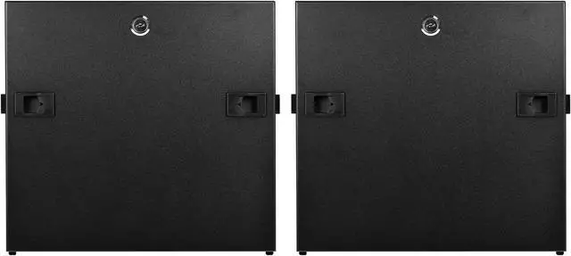Alt view image 15 of 19 - Rosewill 6U Server Rack Enclosure with Glass Door, Locks, & Removable Side Panels Wall Mount Network Cabinet 19 Inch Rack 17.7 Inches Deep Flat-Pack-RSWM-6U001F