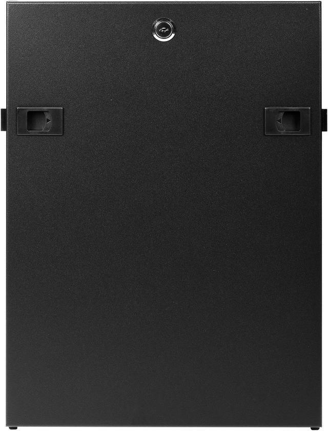 Alt view image 12 of 20 - Rosewill 9U Server Rack Enclosure with Glass Door, Locks, & Removable Side Panels Wall Mount Network Cabinet 19 Inch Rack 17.7 Inches Deep Flat-Pack-RSWM-9U001F