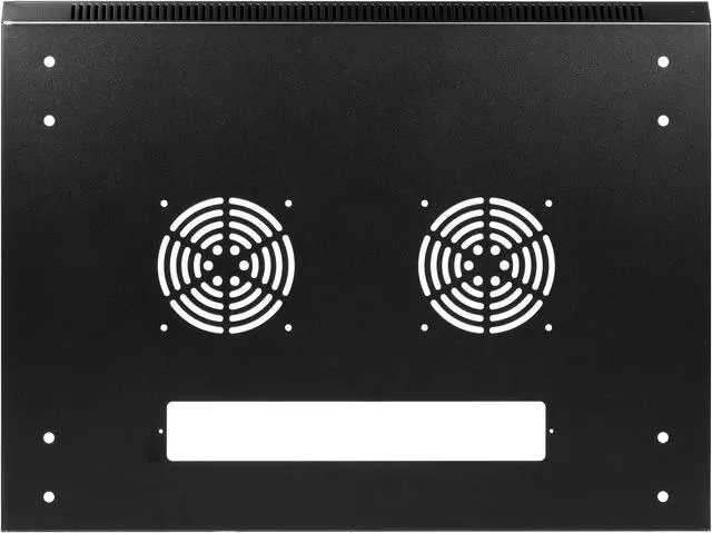 Alt view image 13 of 20 - Rosewill 9U Server Rack Enclosure with Glass Door, Locks, & Removable Side Panels Wall Mount Network Cabinet 19 Inch Rack 17.7 Inches Deep Flat-Pack-RSWM-9U001F