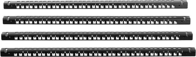 Alt view image 13 of 20 - Rosewill 12U Server Rack Enclosure with Glass Door, Locks, & Removable Side Panels Wall Mount Network Cabinet 19 Inch Rack 17.7 Inches Deep Flat-Pack-RSWM-12U001F