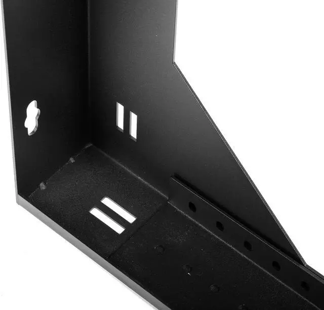 Alt view image 9 of 11 - Rosewill 9U Server Rack with Swing Gate -Wall Mount Rack for 19 Inch IT Equipment Open Frame Rack–Network Rack Wall Mount for AV & Server Equipment Adjustable Depth 18 inches to 26 inches 9U Rack, BK