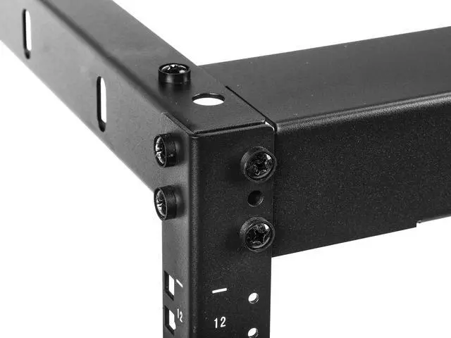 Alt view image 6 of 15 - Rosewill 12U Open Frame Network Rack for Servers & AV Gear,Server Rack Floor Standing or Wall Mounted, AV Rack for 19" Networking, Servers and Audio 20 inches Depth-RSWR-12U001