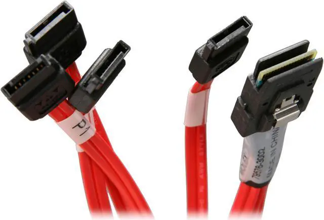 Main image of NORCO C-SFF8087-4S Discrete to SFF-8087 (Reverse breakout) Cable