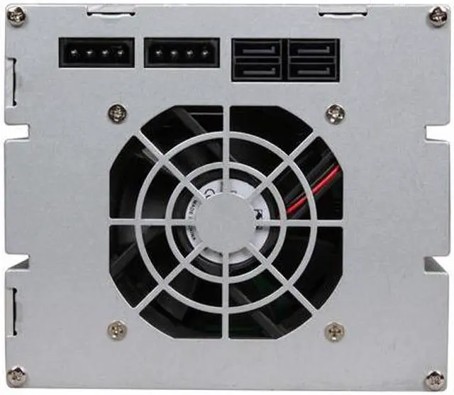Alt view image 4 of 5 - NORCO SS-400 4 Bay 3.5" SATA or SAS Hot Swap Rack Module