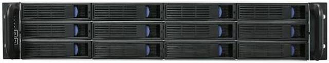 Alt view image 2 of 7 - NORCO DS-12D 12 3.5" Drive Bays 3 x SFF-8088 external connectors External 2U 12 Bay Hot-Swap 6G SAS / SATA III Rackmount RAID / JBOD Enclosure