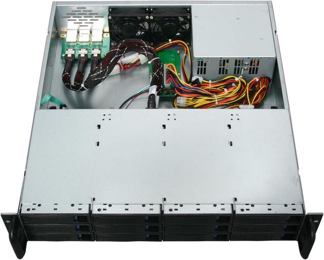 Alt view image 5 of 7 - NORCO DS-12D 12 3.5" Drive Bays 3 x SFF-8088 external connectors External 2U 12 Bay Hot-Swap 6G SAS / SATA III Rackmount RAID / JBOD Enclosure