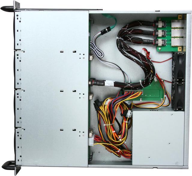 Alt view image 6 of 7 - NORCO DS-12D 12 3.5" Drive Bays 3 x SFF-8088 external connectors External 2U 12 Bay Hot-Swap 6G SAS / SATA III Rackmount RAID / JBOD Enclosure